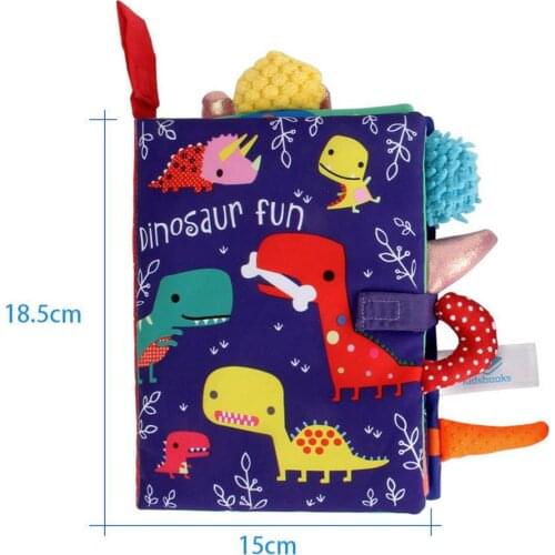 Baby Rattles Mobiles Toy Soft Animal Cloth Book Quiet Book Newborn Stroller Hanging Toy Beby Early Learning Educate Baby Toys