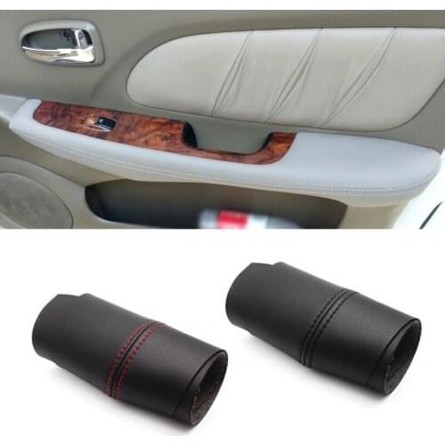 For Hyundai Sonata 2004 2005 2006 2007 2008 Car Front / Rear Door Armrest Panel Microfiber Leather Cover Protective Trim