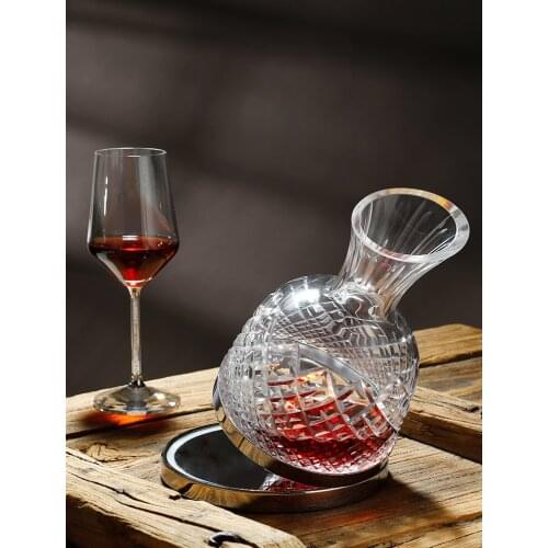 French spinning top decanter / glass tumbler Decanter