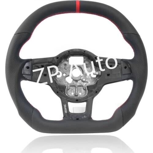 For Volkswagen Golf MK7 GTI R Napa Leather & Perforated Leather Steering Wheel