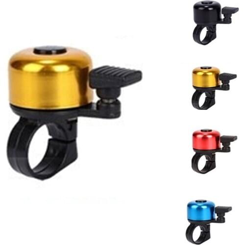 4 Colors Aluminum Alloy Mini Bike Handlebar Bell Ring Lovely Kids Bicycle Scooter Alarm For Safety Outdoor Cycling Accessory