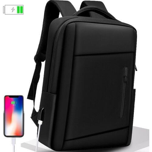 VORMOR School Backpack Men USB Charging Travel Bag for 15.6 inch Laptop Male Backpack Bags