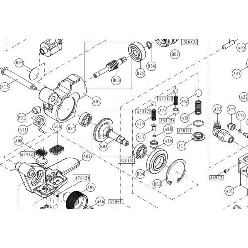 NBLXPMPP Highest Quality Lowest Factory Price original AQD-19 AQD-25 XQD-19 XQD-25 A19 A25 PET PP strapping band tool Spare part