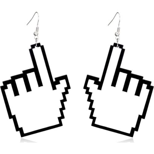 2018 New Minimalist Word Stud Earrings Fashion Rod Earpins Ear Plug bts chain Earrings for women