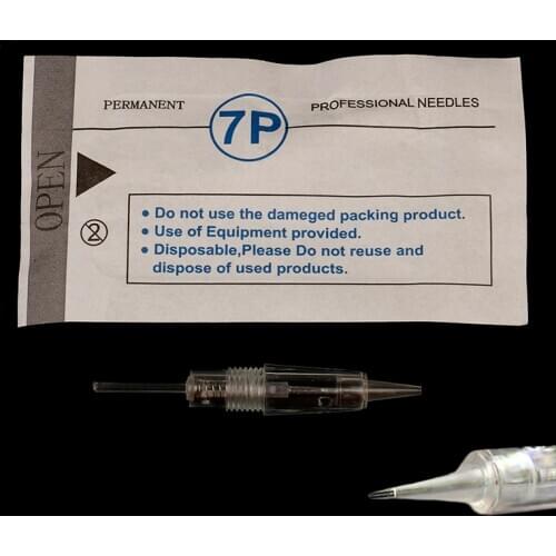 10Pcs/Set Disposable Screw Tattoo Needles Cartridge D1,P1,P2,P3,P5,P7,FP3,FP5,FP7 Permanent Makeup Machine Accessories Wholesale