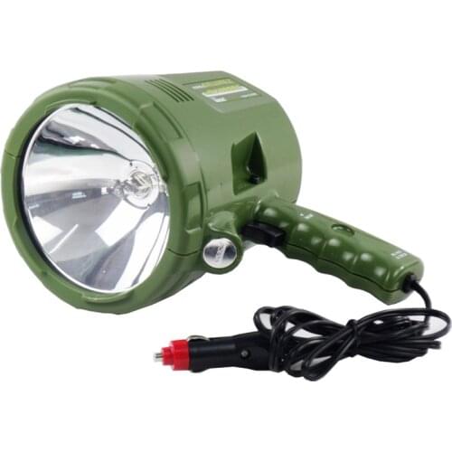Handheld Car 12V 55W Halogen Hunting Searching Fishing Shooting Camping Spotlights Portable Emergency Searchlight search lights