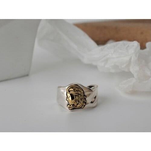 S.EAST SUN Fashion Korean brand new genuine S925 silver irregular lady ring heartache beautiful popular ring