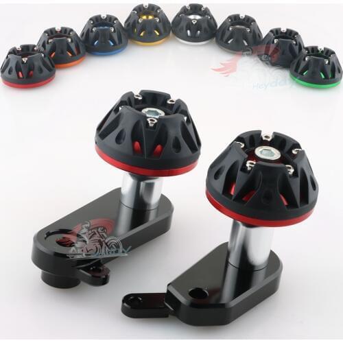 Motorcycle CNC Frame Sliders Crash Pads Protector For Kawasaki Ninja ZX6R 2009-2013 ZX636 2009 2010 2011 2012 2013