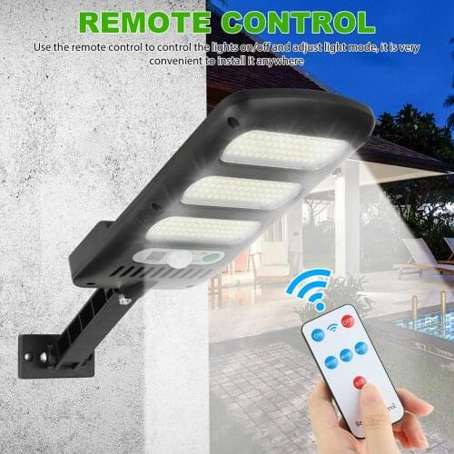 213 led Solar Street Lights With 3 Light Mode Waterproof Motion Sensor Security Lighting for Outdoor Garden Patio Path Yard