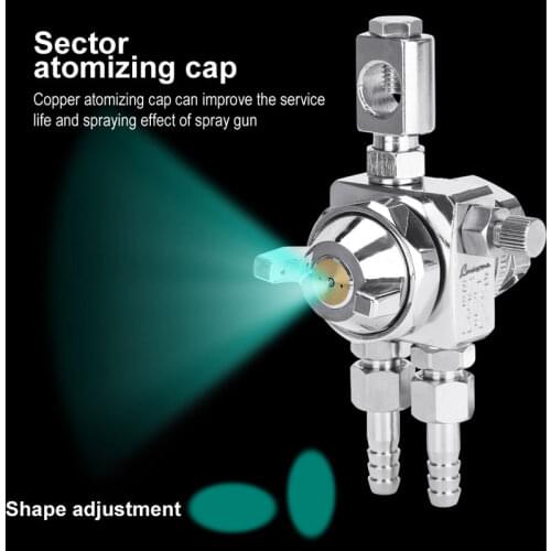 Japan mini automatic spray gun ST-5 ST-5R, 0.5mm 1.0mm 1.3mm 2.0mm nozzle size to choose, round and fan pattern