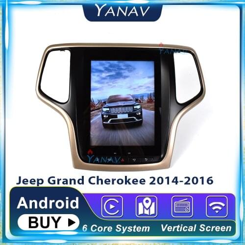 2din android car stereo recevier multimedia player FOR-Jeep Grand Cherokee 2014-2016 car GPS navigation auto radio DVD player