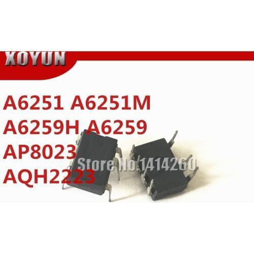 5pieces/lot A6251 A6251M A6259H A6259 AP8023 AQH2223 DIP-7