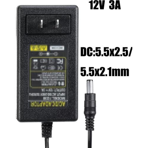 AC 110-240V to DC 12V 3A Power Universal Power Adapter Supply Adapter lighting transformer Converter For LED Light Strips