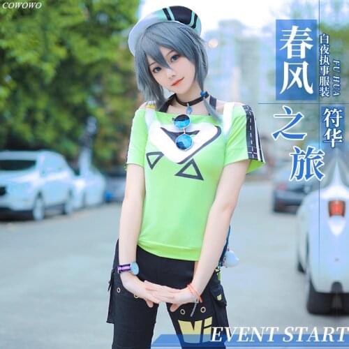 Anime! Honkai Impact 3rd Fu Hua The Spring Tour Uniform Cosplay Costume Halloween Party Suit Dailydress For Women 2021 NEW