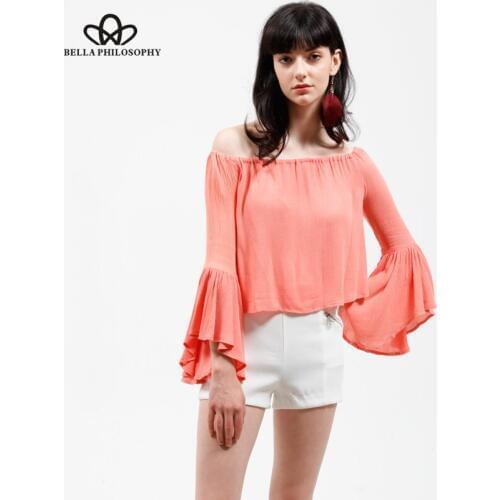 Bella Philosophy Black Blouses