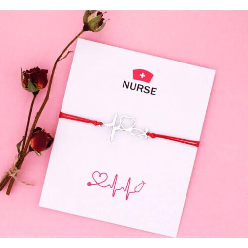 Stethoscope Bracelet Nurse Doctor Medical Nurse Bracelet Stethoscope Women Bracelet Special Gifts for Doctor Nurse Jewelry