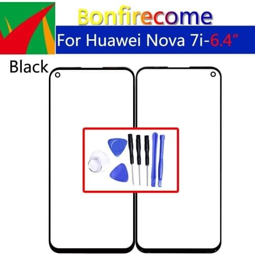 For Huawei Nova 7i Front Touch Screen Glass Lens LCD Front Outer Lens Replacement