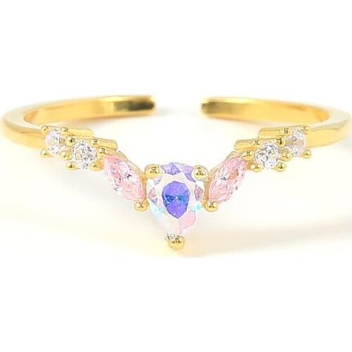 BOAKO 2021 Trend Purple Zircon Rings 925 Silver Ring For Women Anillos Mujer Fine Jewelry Paired Girls Rings Bulk Minimalist CZ