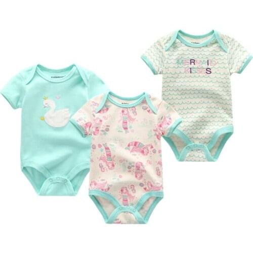 Baby Rompers Unisex High Quality Baby Boys&Girls Short Sleeve O-Neck 0-12M Cute Animal Baby Clothes Infant Product