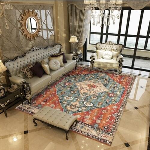Moroccan Carpet Livingroom Home Decor Bedroom Carpet Classical Persian Rug Sofa Coffee Table Floor Mat Modern Study Area Rug
