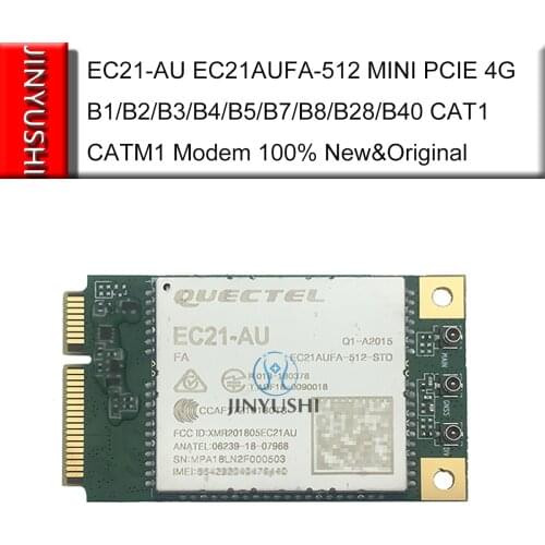 Quectel EC21-AU EC21AUFA-512 MINI PCIE 4G FDD-LTE/TDD-LTD B1/B2/B3/B4/B5/B7/B8/B28/B40 CAT1 CATM1 Modem New&Original EC21AUFA