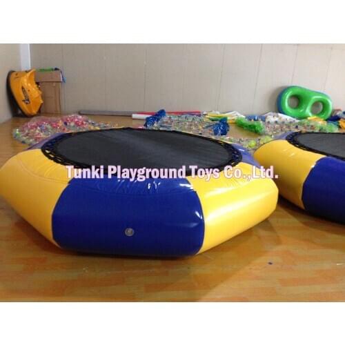 Inflatable PVC tarpaulin water trampoline water game