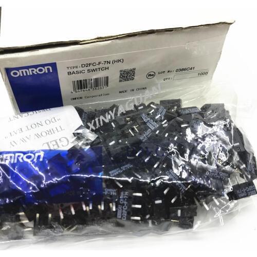 100Pcs/lot New OMRON Mouse Micro Switch D2FC-F-7N suitable for Logitech MX518 MX510 G400 G403 G500 G520 G603 G703 G900 G903 D2FC