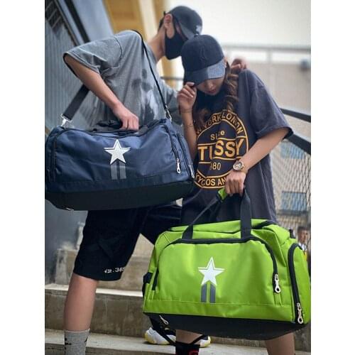 2021 New Fashion Casual Short Trip Storage Bag Waterproof Oxford Cloth Swimming Gym Bag