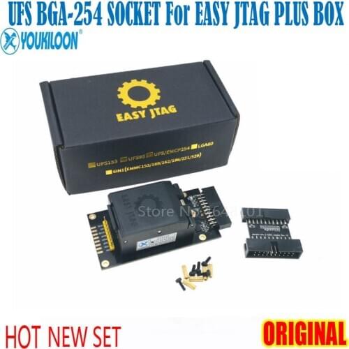 2020 New ORIGINAL Easy-Jtag UFS BGA-254 Socket / EMMC 254(EMMC +UFS 2 IN 1) Adapter for EASY JTAG PLUS BOX work