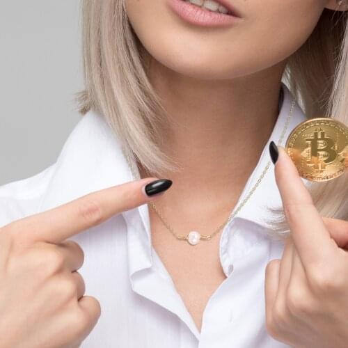 Wholesale 316L Stainless Steel Necklace Light Luxury Pendant Necklace Women New Trend Pendientes Mini Choker Jewelry Shipping