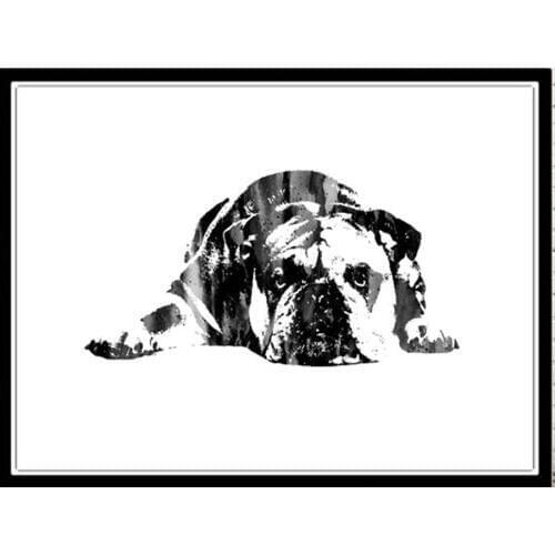 Full Square/Round Drill 5D DIY Diamond Painting Bulldog 3D Diamond Embroidery Animal dog Cross Stitch bead Home Decor kit FG1869