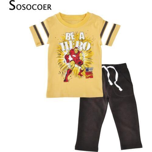 Комплекты одежды для мальчиков SOSOCOER China At AliExpress