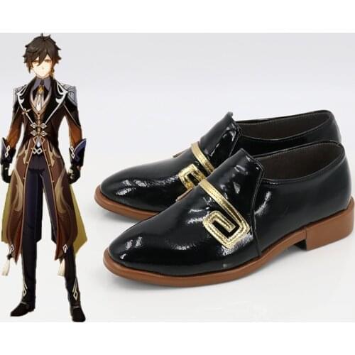 Unisex Anime Cos Morax Cosplay Costumes Boots Shoes Halloween Christmas Party Custom Size