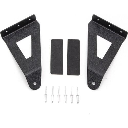 Upper Windshield 52" Curved Led Bar Light Bracket Mounting Holder Kit for For Ford F150 2004-2014