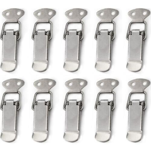 10 Pcs Suitcase Chest Tool Box Locking A05 Spring Loaded Buckle Toggle Latch