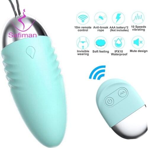 Vibrating Balls Sex Toys for Woman Remote Control Vagina Ball Female Masturbator Ben Wa Ball Sex Kegel Ball Clitoris Stimulator