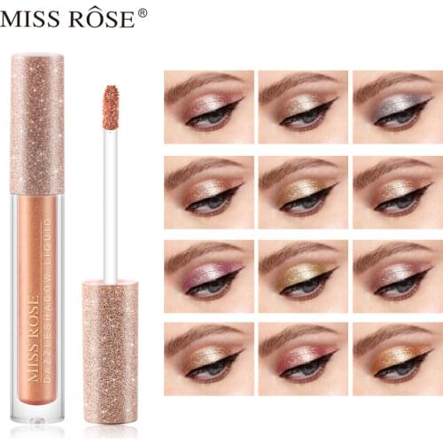 Liquid Eyeshadow Glitter Shimmer Make up Diamond Eyes Makeup Brighten Eye Shadow Cream Long-lasting Shinning Luminous Shadows