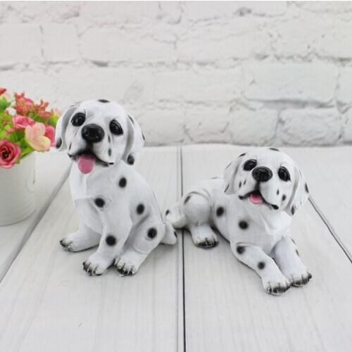 1PC Creative Simulation Potted Dog Ornaments Resin Office Desktop Potted Living Room Bedroom Home Decoration MO 019