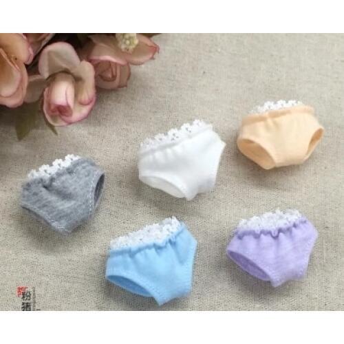 1PCS Cute Underwear 5 Colors Lace Underpants for Blyth, Momoko, Obistu Dolls Accessory