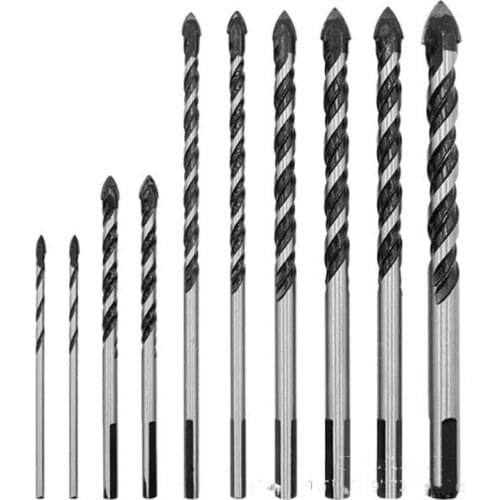 10 Pcs Straight Shank Twist Drill Power Tool Accessories For Metal Stainless Steel Drilling 80MM-150MM Drill Accessories