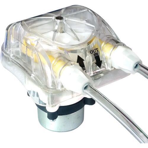 100ml/min, 2 Rollers, Honlite 12V Brushless Peristaltic Pump with Exchangeable Pump Head and PharMed Peristaltic Tube