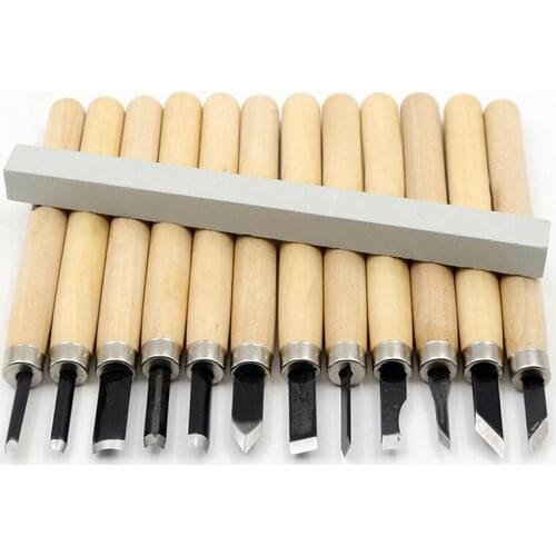 12pcs DIY Woodcut Knife Sculpture Wood Carving Tools Woodworking Pottery carving knife Graver Sculpt Pottery