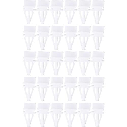 30Pcs Rocker Panel Moulding Clip Nylon Fit for Honda Accord Acura CL Integra Legend MDX RL RSX TL TSX Vigor 91513-SM4-000