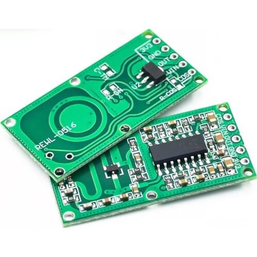 5PCS RCWL-0516 microwave radar sensor module Human body induction switch module Intelligent sensor