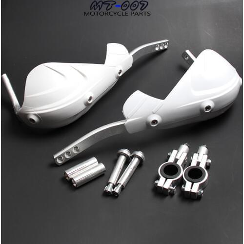 White Handlebar handguards Hand Guards Motorcycle Motorcross Dirt Bike For EXC CRF YZF KXF SF 7/8" 22mm Or 1-1/8 28mm Fat Bar