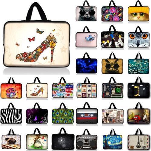 10 11.6 13 13.3 14.4 15.6 17.3 inch Handle Laptop Sleeve Bag Notebook Smart Cover Case PC Handbag For Macbook Air/Pro/Retina #R