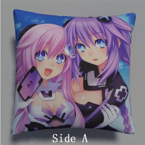Hyperdimension Neptunia Anime Two Side Pillowcases Hugging Pillow Cushion Case Cover Otaku Cosplay Gift New 370