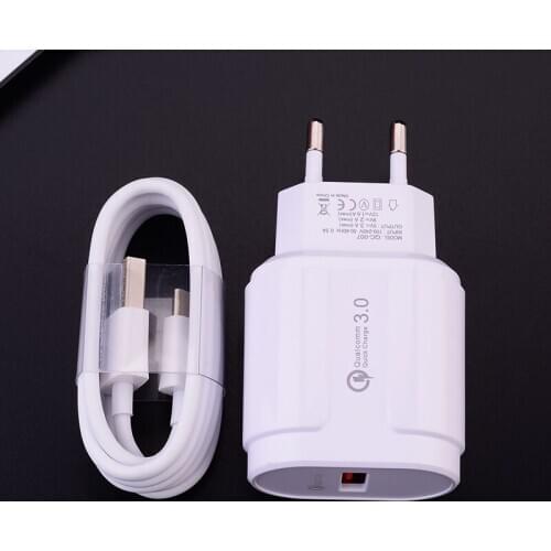 9V 3A Fast USB Charger Adapter Type C Micro Charge Phone Cable For Samsung F41 A10 Huawei P Smart 2021 Xiaomi Poco x3 Redmi 9 9c