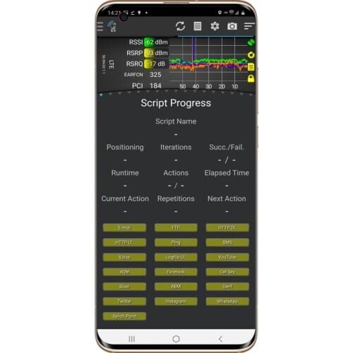 Tems Pocket Test Phone Mi 10 M2001J2C TEMS Phone GSM HSPA LTE NR Measurements For Outdoor Test