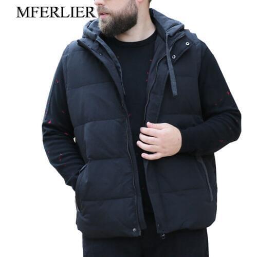 Autumn winter jackets men Plus size 5XL 6XL 7XL 8XL 9XL 10XL bust 170cm warm down jackets for cold weather wear